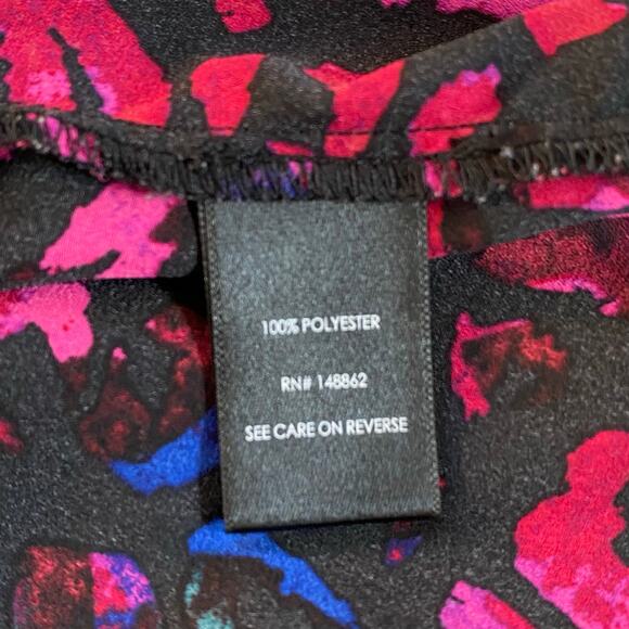 Torrid Women's Multicolor Cheetah Long Sleeve Button Up Blouse Top Plus size 6 - Picture 7 of 9